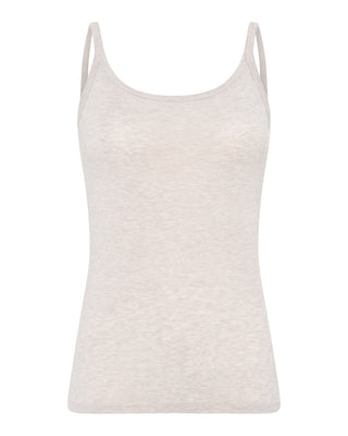 Frau Linz Cashmere Top - Beige Melange