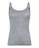 Frau Linz Cashmere Top - Medium Grey Melange