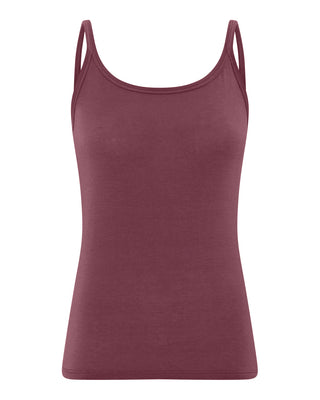 Frau Linz Cashmere Top - Red Mahogany