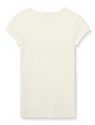 Studio Feder Kamma Pointelle T-Shirt - White