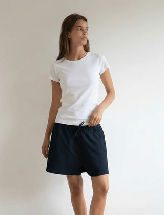 Studio Feder Kamma Pointelle T-Shirt - White