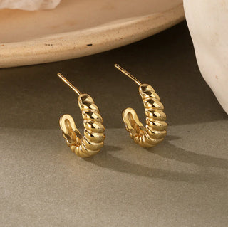 &COPENHAGEN Curly hoops øreringe