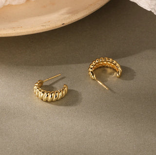 &COPENHAGEN Curly hoops øreringe
