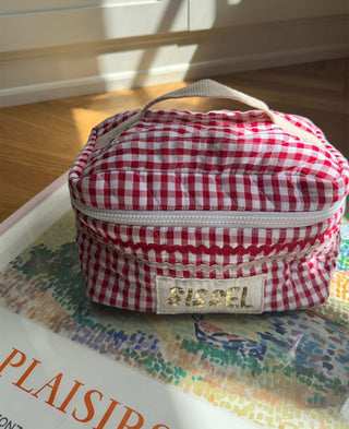 Sissel Edelbo Sissel Bucket Bag - Red Checks