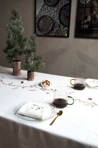 Juledug i Hvid - 2 størrelser