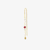 Smykish Crystal Chain Ørering - Rød