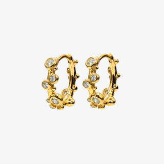 Smykish Crystal Hoop Ørering - Clear