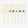 Smykish Heart Chain Ørering - Lysegrøn