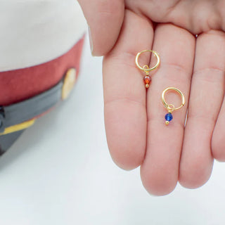 Smykish Second Hoop Ørering - Blå