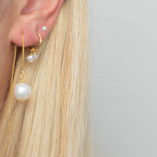 Smykish Sunlight Hoop Ørering - Clear