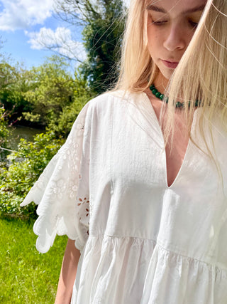 Soï Faro Chunky Krystal Halskæde - Grøn Jade