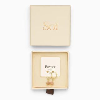 Soi Ava Øreringe - Sunstone