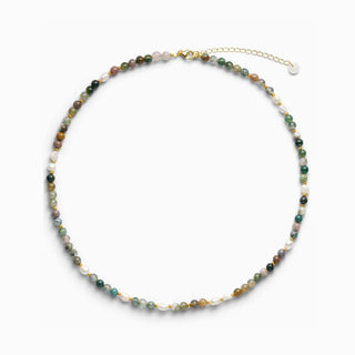 Soi Ellie Krystal Perlehalskæde - Indian Agate