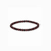 Soi Krystal Armbånd 4mm - Granat