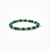 Soi Krystal Armbånd 6mm - Grøn Moss Agat