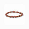 Soi Krystal Armbånd 6mm - Lilla Brun Aventurin