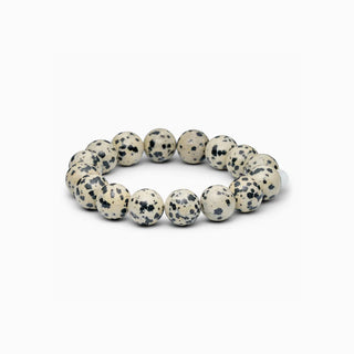 Soi Krystal Armbånd Chunky - Dalmatiner Jaspis