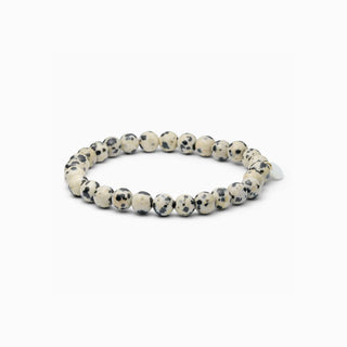 Soi Krystal Armbånd 6mm - Dalmatiner Jaspis