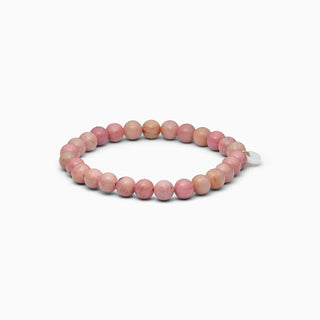 Soi Krystal Armbånd 6mm - Pink Rhodonit