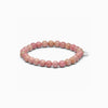 Soi Krystal Armbånd 6mm - Pink Rhodonit