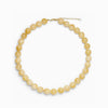 Soi Faro Chunky Krystal Halskæde - Yellow Jade