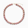 Soi Faro Chunky Krystal Halskæde - Pink Rhodonit