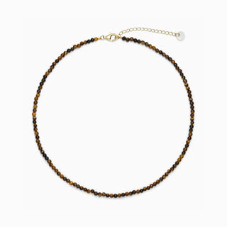 Soi Luna Krystal Halskæde - Tiger Eye