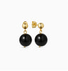 Soi Nora Krystal Øreringe - Black Onyx