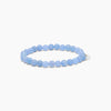 Soi Krystal Armbånd 6mm - Aquamarin