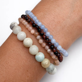 Soi Krystal Armbånd 4mm - Red Tiger Eye