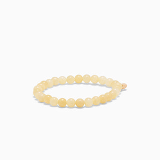 Soï Krystal Armbånd Yellow Jade - Flere Størrelser