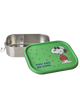 Stor Rustfri Stål Madkasse - Grøn Snoopy Print