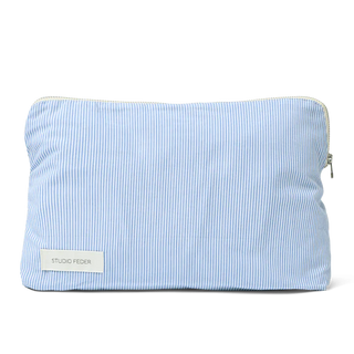 Studio Feder Celia Toilettaske - Stor - Milk Stripe