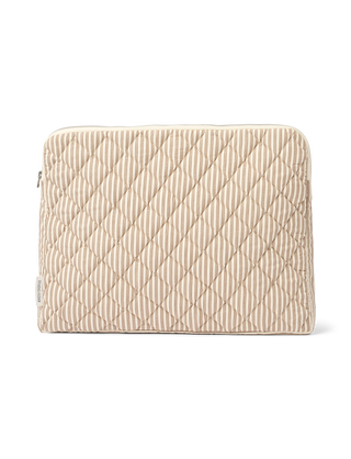 Studio Feder Lara Computer Sleeve 16" - Brown Beach Stripe