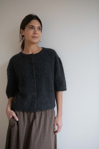 Studio Feder Signe Cardigan - Charcoal Melange