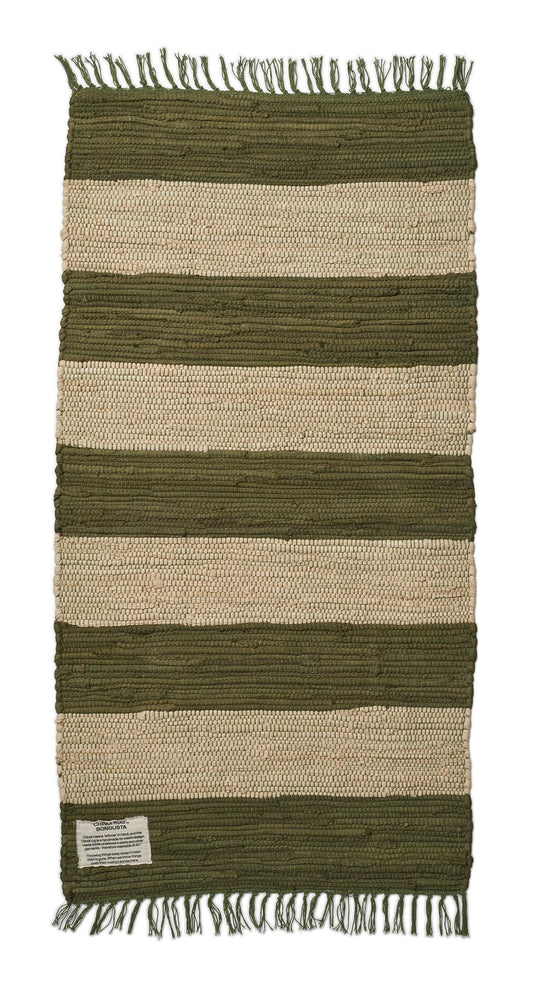 Bongusta Chindi Tæppe 60 x 120cm - Army & Beige