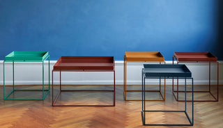 HAY Tray Coffee Table Sofabord L40 X B40 X H44 - Deep Blue High Gloss