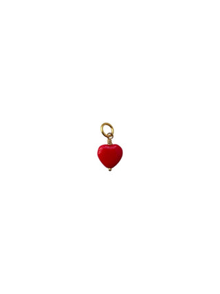 Pico Charm French Heart Vedhæng - Scarlet