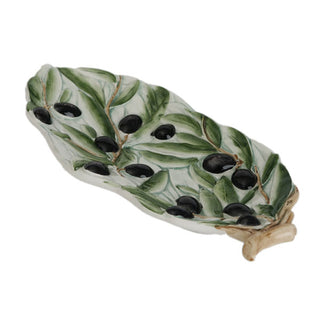 Italiensk Keramik Fad/Skeholder - Oliven