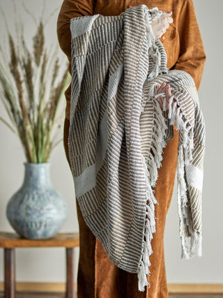 Bloomingville Isnel Plaid - Natur