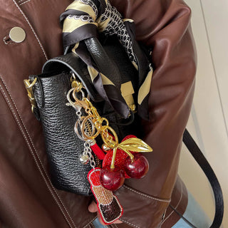 Callie Tørklæde - Sort/Beige