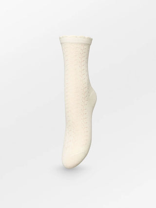 Leofa Cotta Strømper - Birch White