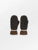 Thin Striped Emerald Vanter - Black