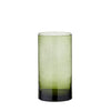 Bungalow Slim Glas Vase Salon grøn - H21cm