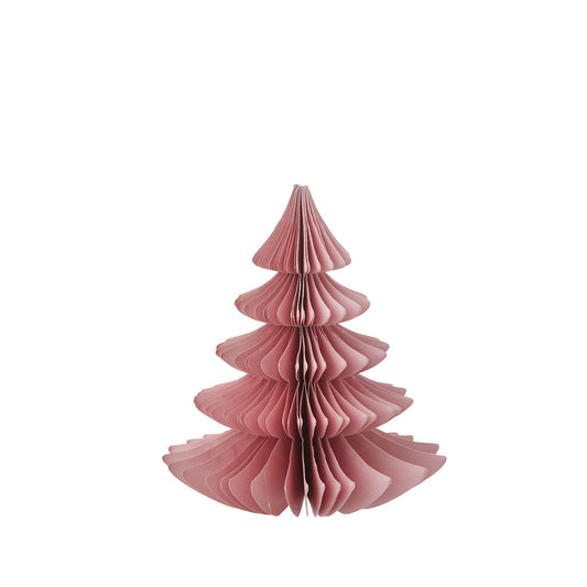Bungalow papirs juletræ - Farve: Coral