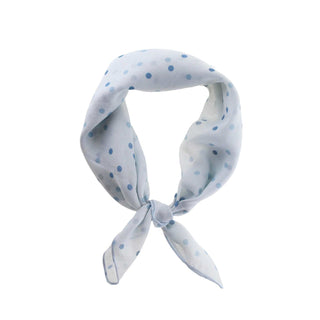 Lilo Tørklæde - Lyseblå/Blå Prikker