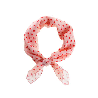Vaiana Tørklæde - Rosa/Rød Prikker