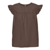 Frau Stockholm Bomuld Top - Coffee Quartz
