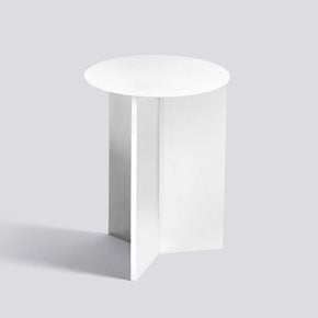 Slit Table - Str.: Ø35*H47 cm - Farve: High White