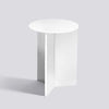 HAY Slit Steel Table Sidebord Ø35 X H47 - White
